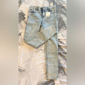 Zara Light Blue Skinny Jeans